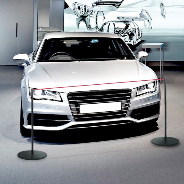 Colonnina per delimitare percorsi musei, showrooms linea Museum h90 - immagine 3